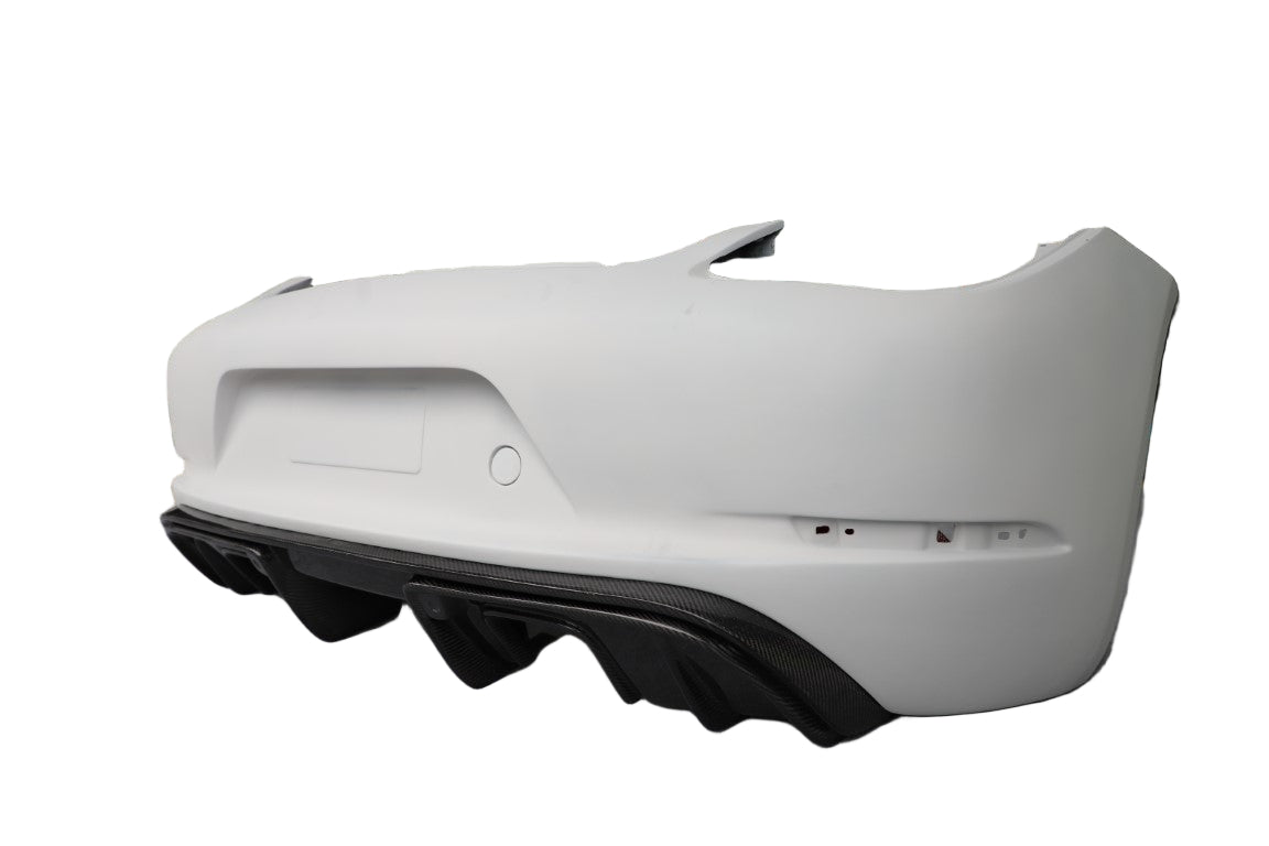 986 Boxster Rear Diffuser 987.2 Boxster Aftermarket Parts - DuPont Tech Rear Bumper & Diffuser ...