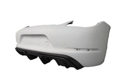Porsche 987.2 Boxster Base / S / R 2009 2010 2011 2012 with Aftermarket Parts - Rear Bumper & Diffuser FRP/PP Polypropylene/Dry Pre-preg Carbon Fiber from DuPont Tech