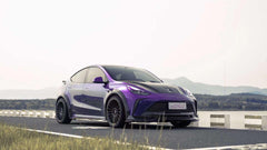 Tesla Model Y Performance AWD Long Range RWD Standard 2020 2021 2022 2023 2024 with Aftermarket Parts - "STARSHIP" Widebody Wheel Arches Carbon Fiber / FRP from Robot Craftsman