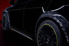 Tesla Model Y Performance AWD Long Range RWD Standard 2020 2021 2022 2023 2024 with Aftermarket Parts - "STARSHIP" Widebody Wheel Arches Carbon Fiber / FRP from Robot Craftsman