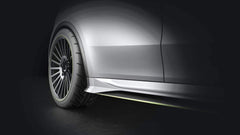 Tesla Model Y Performance AWD Long Range RWD Standard 2020 2021 2022 2023 2024 with Aftermarket Parts - "STARSHIP" Side Skirts PP from Robot Craftsman