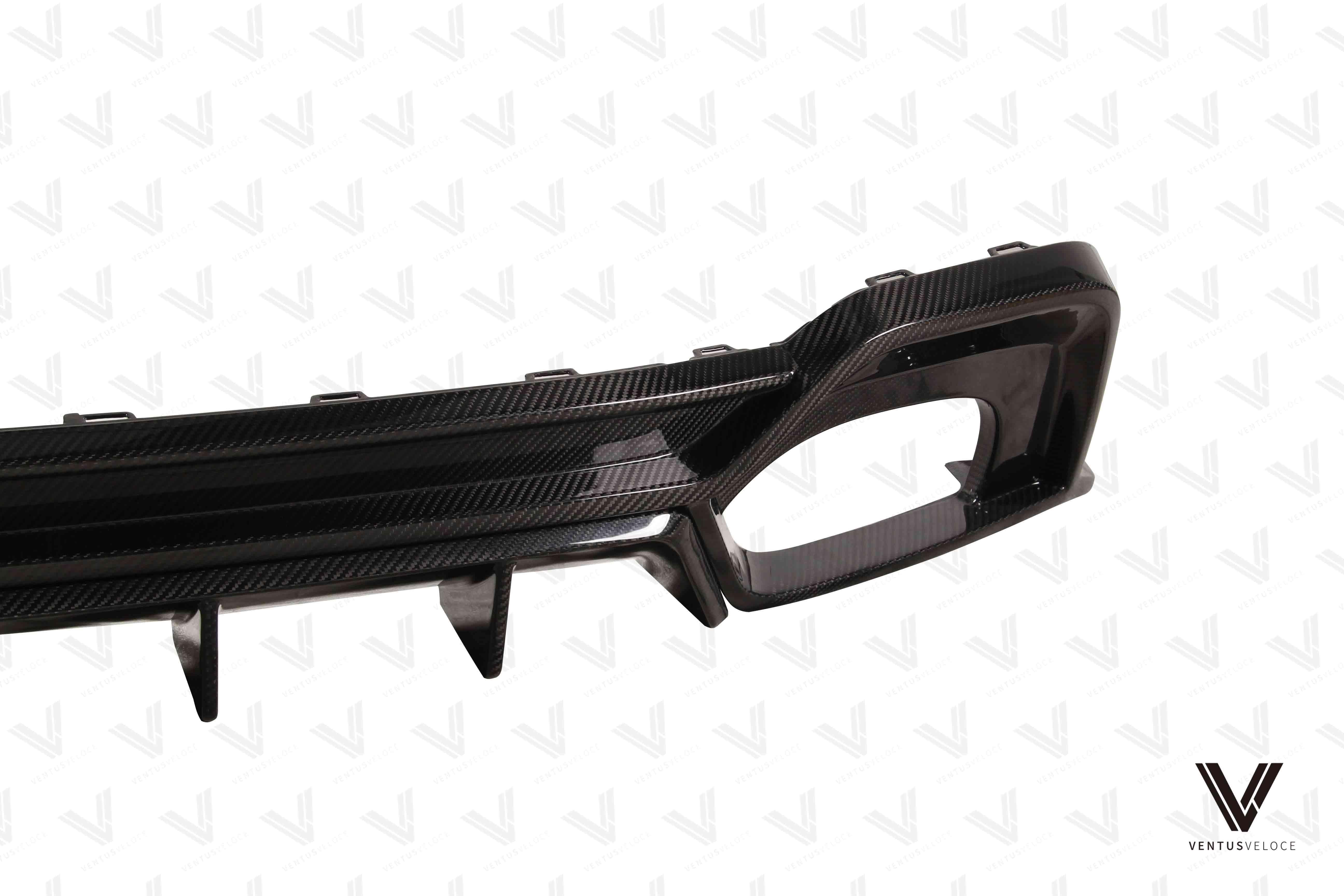 Audi RS6 & RS7 C8 2020-ON with Aftermarket Parts - Rear Diffuser Carbon Fiber from Ventus Veloce