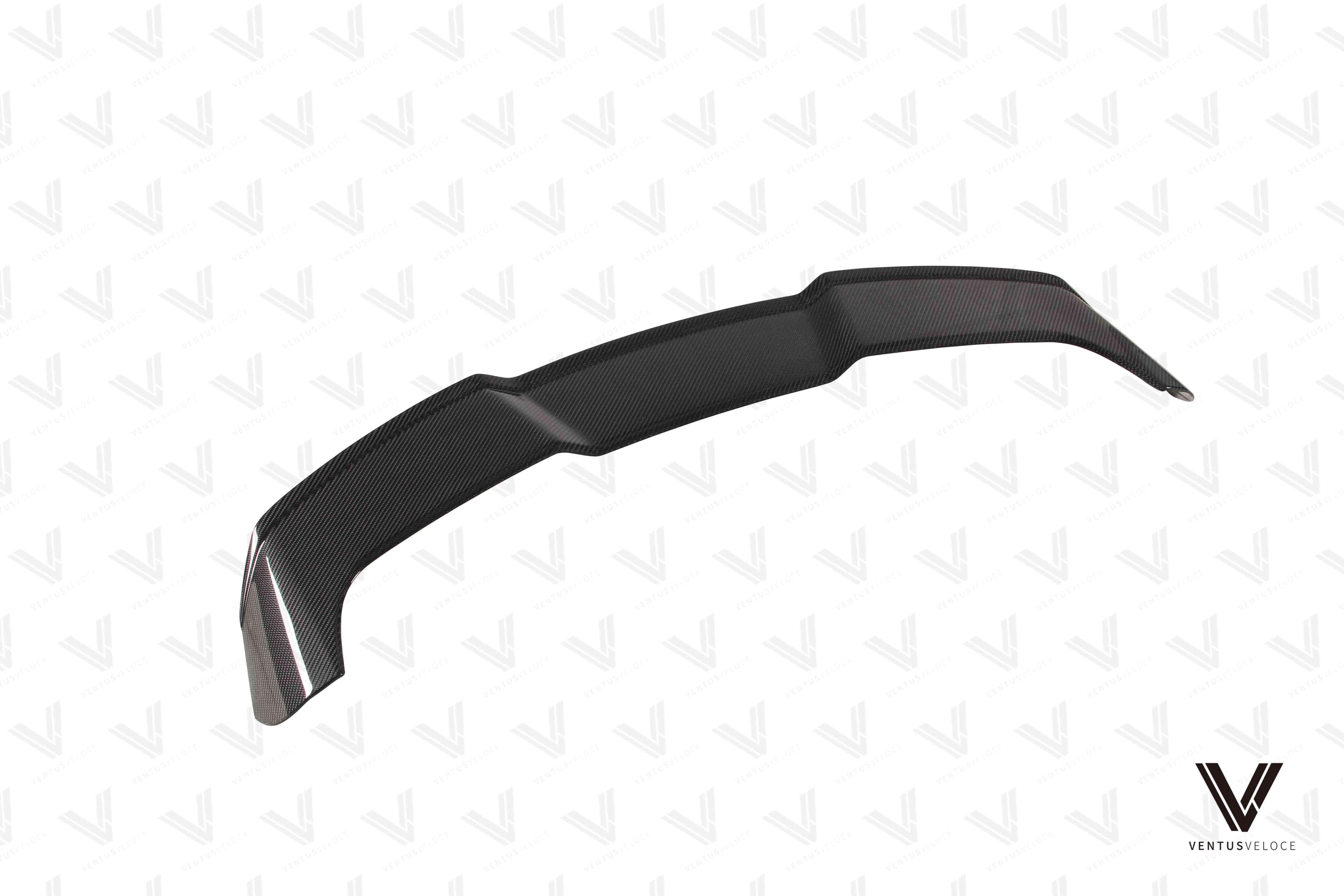 Audi RS6 C8 2020-ON with Aftermarket Parts - Rear Roof Spoiler Carbon Fiber from Ventus Veloce