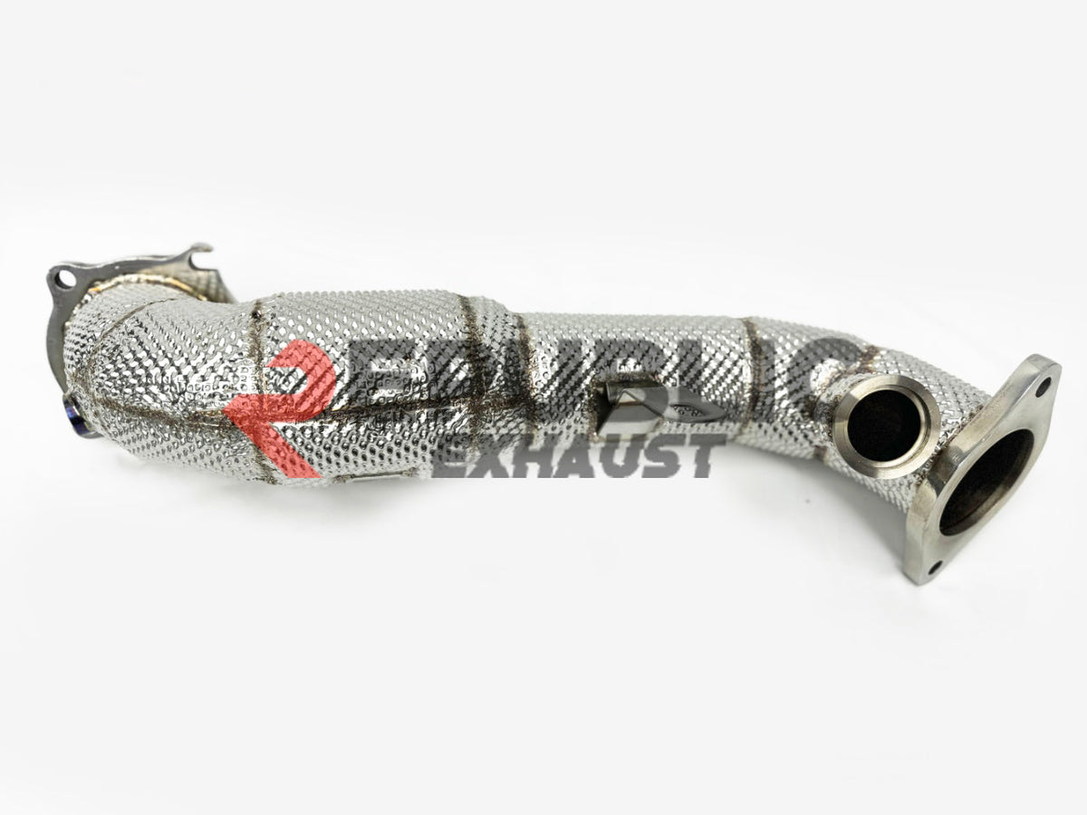 Alfa Romeo Giulia Sport Veloce Ti Sprint RWD AWD Lusso Base 2017-ON (2.0T) with Aftermarket Parts - 100 & 200 & 300 CELL & Test Pipe/No Cat Downpipe Stainless Steel from Republic Exhaust