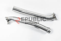 Aston Martin Vantage V8 2019 2020 2021 2022 2023 (4.0T) with Aftermarket Parts - Frontpipe Exhaust Titanium / Stainless Steel from Republic Exhaust