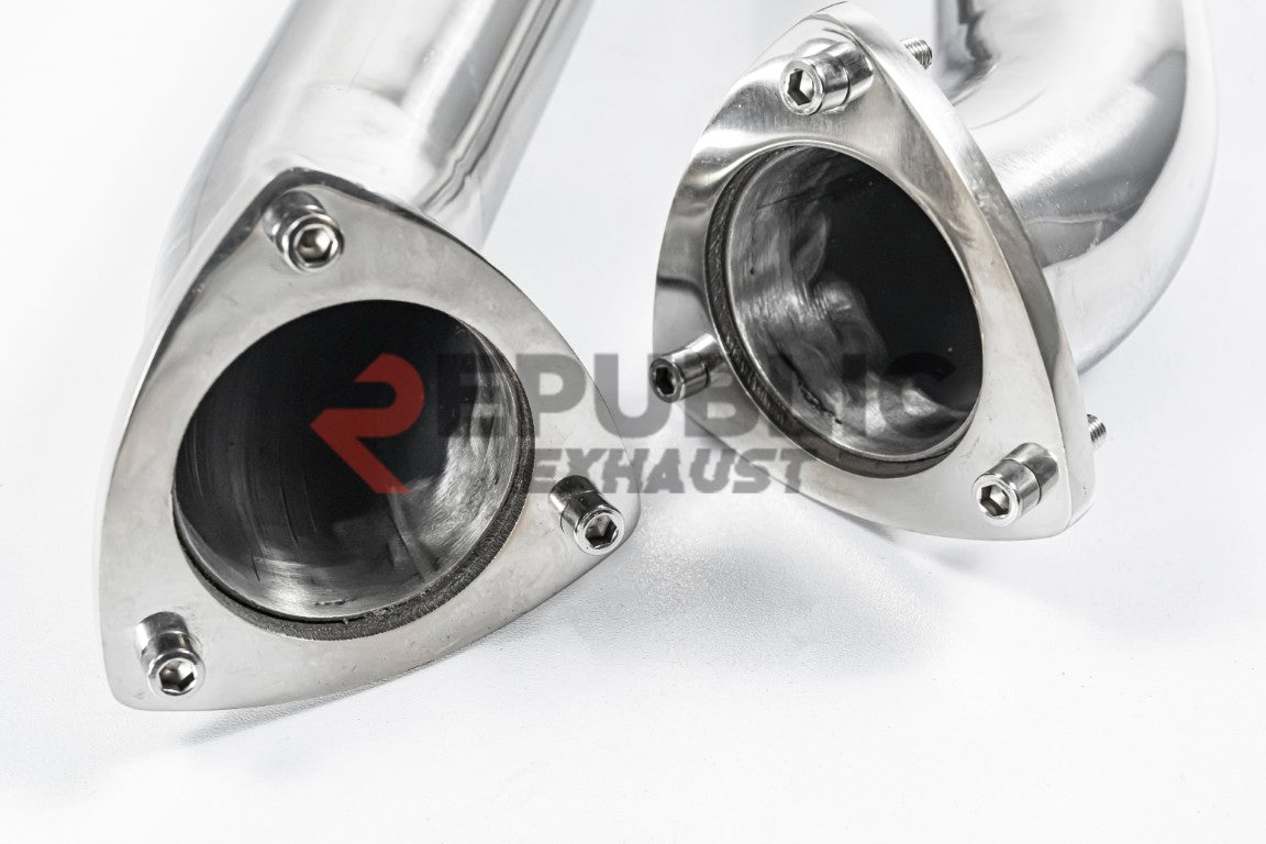 Aston Martin Vantage V8 2019 2020 2021 2022 2023 (4.0T) with Aftermarket Parts - Frontpipe Exhaust Titanium / Stainless Steel from Republic Exhaust