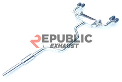 Audi A3 8V/8.5V 2014 2015 2016 2017 2018 2019 2020 (1.4T) with Aftermarket Parts - Catback Exhaust Quad Exit Tips Titanium / Stainless Steel from Republic Exhaust