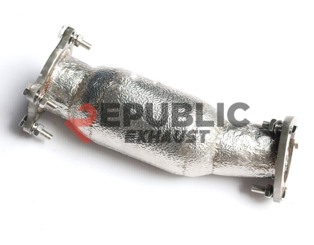 Audi A4 B9 Quattro 2017-ON (2.0T) with Aftermarket Parts - 100 & 200 & 300 CELL & Test Pipe/No Cat Downpipe Stainless Steel from Republic Exhaust