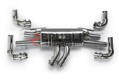 Audi Q8 Pre-facelift 2019 2020 2021 2022 2023 (2.0T) with Aftermarket Parts - Catback Exhaust Quad Exit Tips Titanium / Stainless Steel from Republic Exhaust