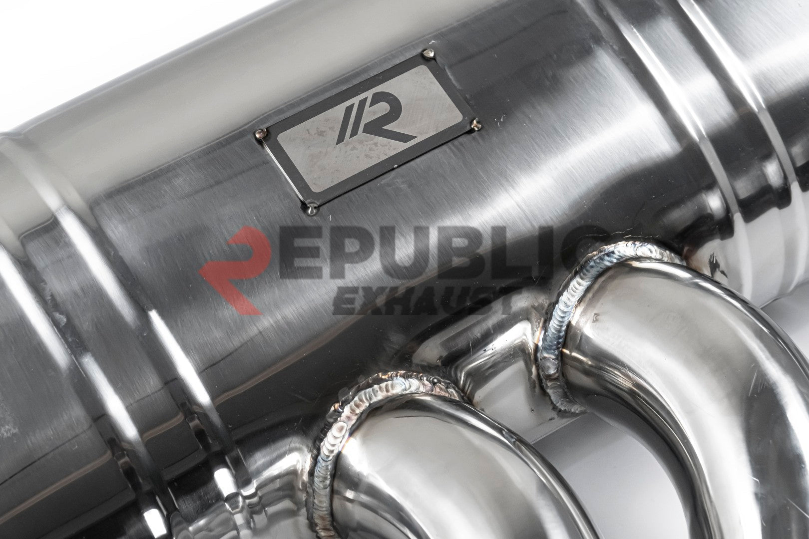 Audi Q8 Pre-facelift 2019 2020 2021 2022 2023 (2.0T) with Aftermarket Parts - Catback Exhaust Quad Exit Tips Titanium / Stainless Steel from Republic Exhaust