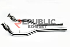 Audi S4 B9.5 2020-ON with Aftermarket Parts - Frontpipe Exhaust Stainless Steel from Republic Exhaust