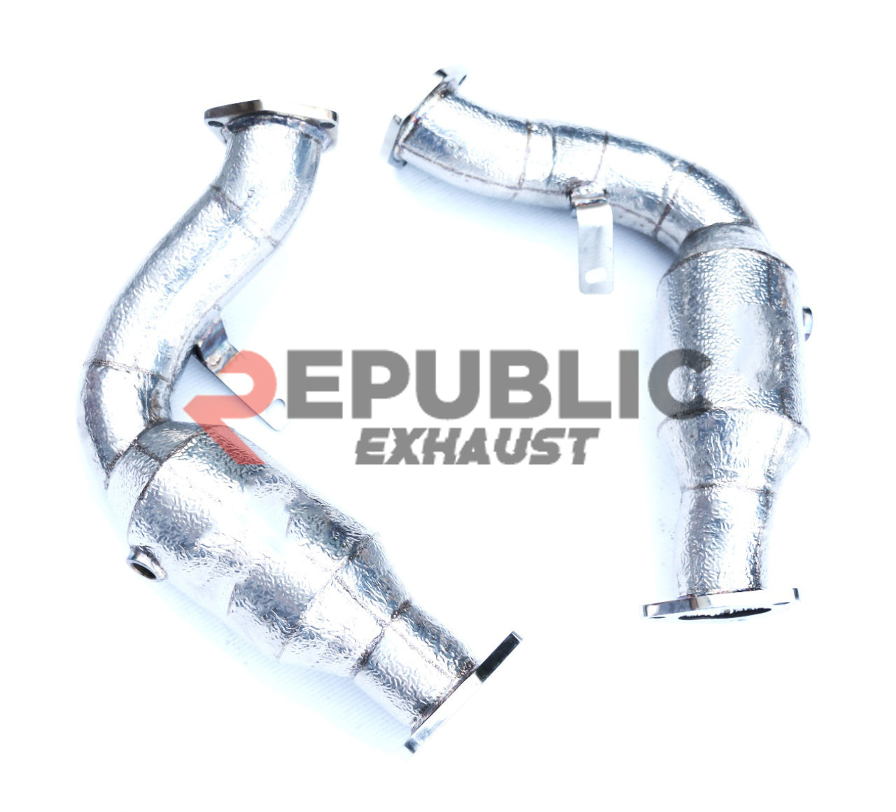 Audi S5 B8 B8.5 2008 2009 2010 2011 2012 2013 2014 2015 2016 (3.0T) with Aftermarket Parts - 100 & 200 & 300 CELL & Test Pipe/No Cat Downpipe Stainless Steel from Republic Exhaust