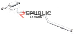 BMW 2 Series 218i F22 2014 2015 2016 2017 2018 2019 2020 2021 with Aftermarket Parts - Catback Exhaust Quad Exit Tips Titanium / Stainless Steel from Republic Exhaust
