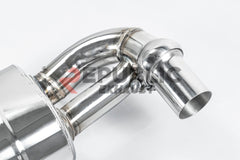 BMW 3 Series 328i 320i F30 & GT Gran Turismo 330i 328i 320i F30 2012 2013 2014 2015 2016 2017 2018 2019 with Aftermarket Parts - Catback Exhaust Dual Exit Tips Titanium / Stainless Steel from Republic Exhaust
