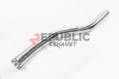 BMW 3 Series 328i 320i F30 & GT Gran Turismo 330i 328i 320i F30 2012 2013 2014 2015 2016 2017 2018 2019 with Aftermarket Parts - Catback Exhaust Dual Exit Tips Titanium / Stainless Steel from Republic Exhaust