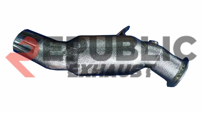 BMW 5 Series 535i 530i F10 2011 2012 2013 2014 2015 2016 (3.0T) with Aftermarket Parts - 100 & 200 & 300 CELL & Test Pipe/No Cat Downpipe Stainless Steel from Republic Exhaust