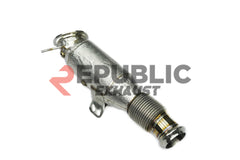 BMW 5 Series G30 540i 2017 2018 2019 2020 2021 2022 2023 (3.0T) with Aftermarket Parts - 100 & 200 & 300 CELL & Test Pipe/No Cat Downpipe Stainless Steel from Republic Exhaust