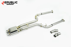 BMW X3M X3MC F97 & X4M X4MC F98 Pre-LCI 2019 2020 2021 (3.0T) with Aftermarket Parts - Midpipe Exhaust Titanium / Stainless Steel from Republic Exhaust
