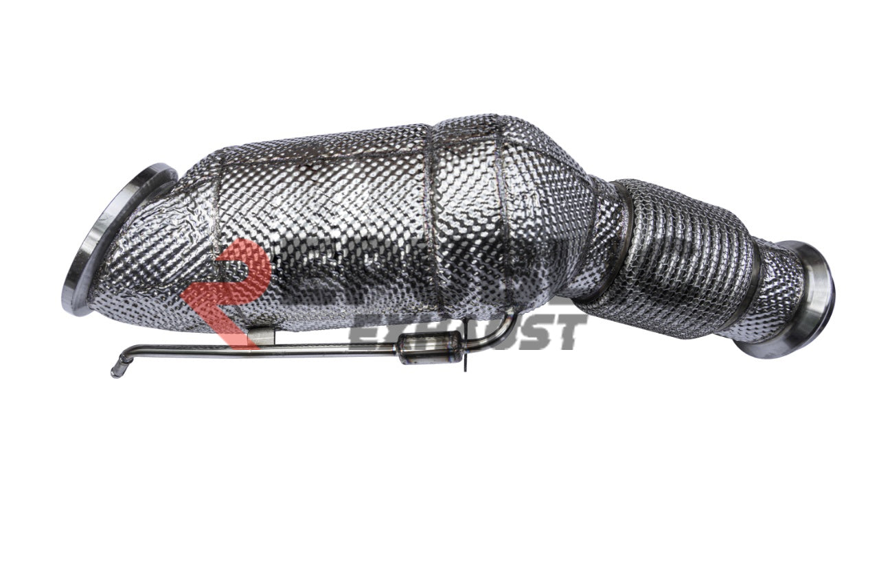 BMW X4 G02 Pre-LCI 2019 2020 2021 (2.0T) with Aftermarket Parts - 100 & 200 & 300 CELL & Test Pipe/No Cat Downpipe Stainless Steel from Republic Exhaust