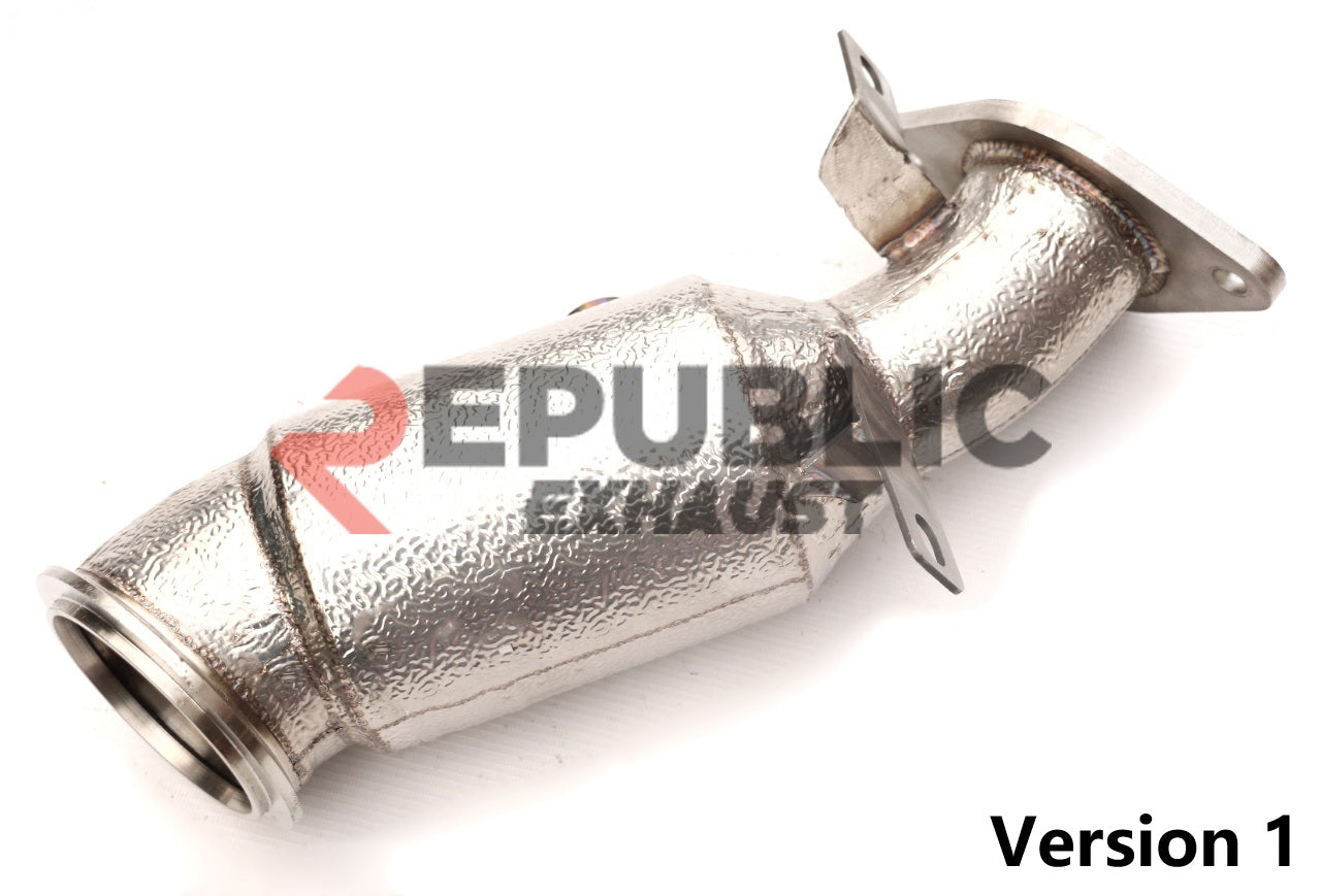 Cadillac CT5 Base 2020-ON with Aftermarket Parts - 100 & 200 & 300 CELL & Test Pipe/No Cat Downpipe Stainless Steel from Republic Exhaust