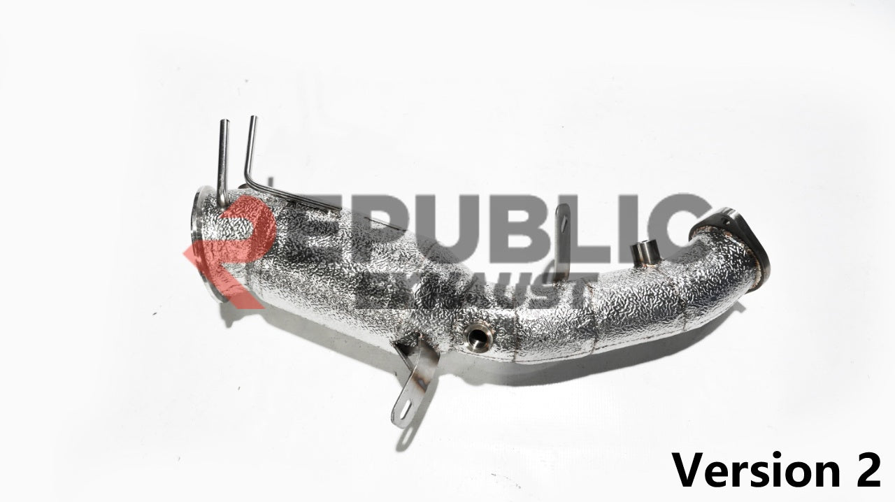 Cadillac CT5 Base 2020-ON with Aftermarket Parts - 100 & 200 & 300 CELL & Test Pipe/No Cat Downpipe Stainless Steel from Republic Exhaust