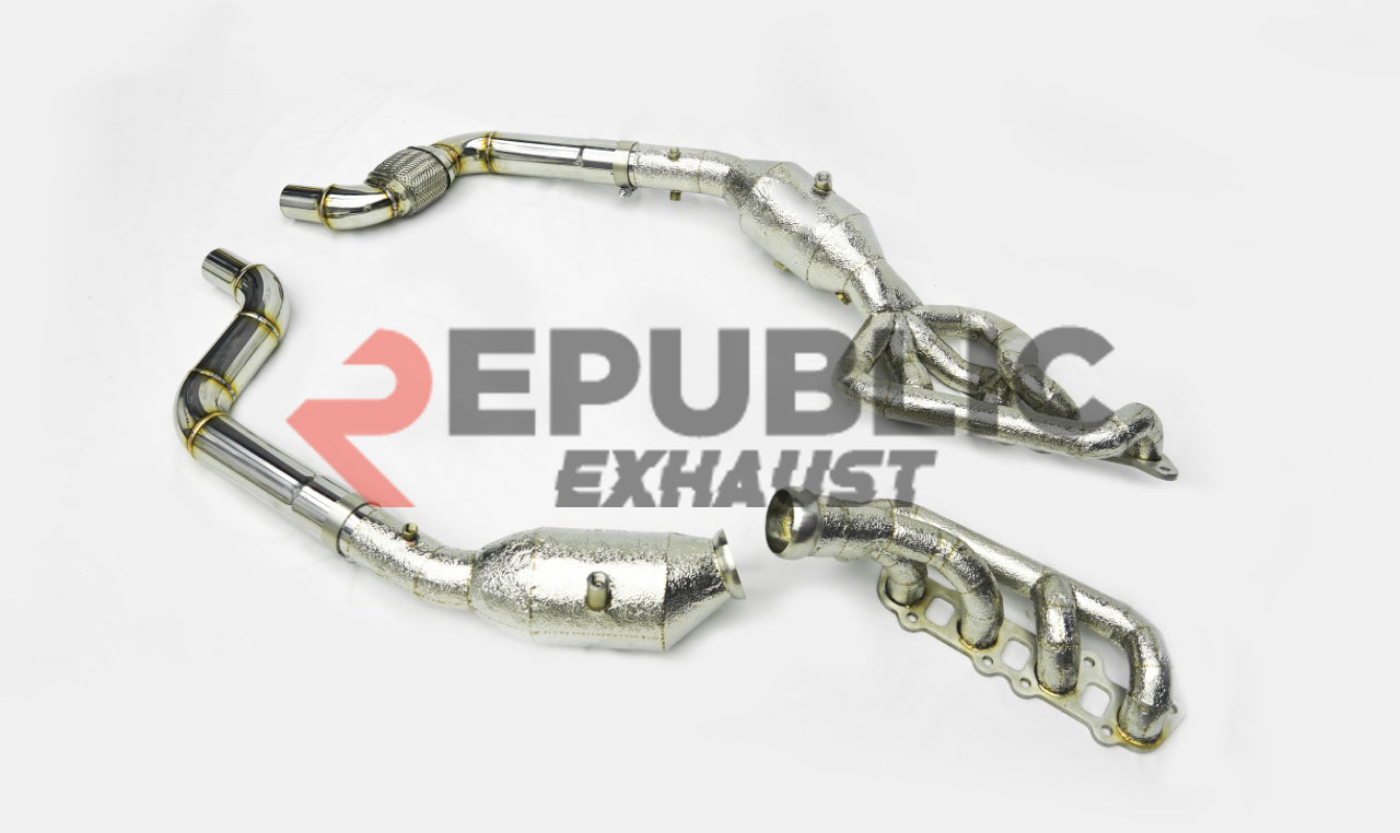 Ford Mustang S650 GT Darkhorse 2024-ON (5.0L) with Aftermarket Parts - 100 & 200 & 300 CELL & Straight Pipe Headers Stainless Steel from Republic Exhaust