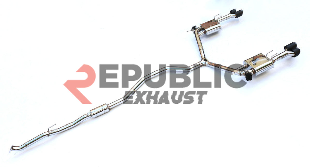Honda Accord 10th Gen 2018 2019 2020 2021 2022 (1.5T) with Aftermarket Parts - Catback Exhaust Dual & Quad Exit Tips Titanium / Stainless Steel from Republic Exhaust
