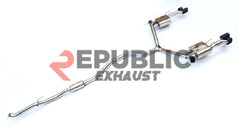 Honda Accord 10th Gen 2018 2019 2020 2021 2022 (1.5T) with Aftermarket Parts - Catback Exhaust Dual & Quad Tips with Valve Titanium / Stainless Steel from Republic Exhaust