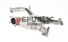 Honda Civic Type-R FL5 2016 2017 2018 2019 2020 2021 (2.0T) with Aftermarket Parts - 100 & 200 & 300 CELL & Test Pipe/No Cat Downpipe Stainless Steel from Republic Exhaust