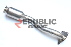 Infiniti Q50 Luxe Sensory Signature Premium Pure 2014-ON (2.0T) with Aftermarket Parts - 100 & 200 & 300 CELL & Test Pipe/No Cat Downpipe Stainless Steel from Republic Exhaust