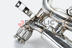 Lamborghini Huracan EVO Tecnica STO 2020 2021 2022 2023 with Aftermarket Parts - Catback Exhaust with Valve Titanium from Republic Exhaust