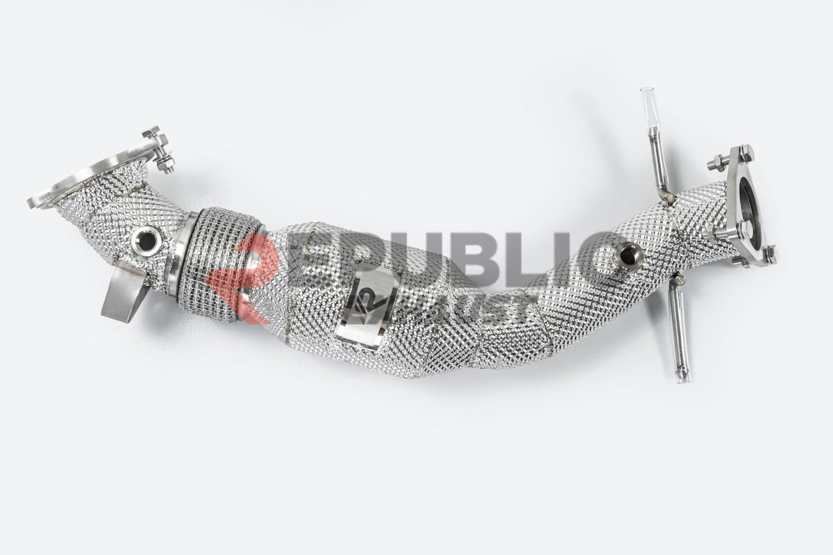 Land Rover Range Rover Evoque 2.0L 2015 2016 2017 with Aftermarket Parts - 100 & 200 & 300 CELL & Test Pipe/No Cat Downpipe Stainless Steel from Republic Exhaust