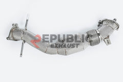 Land Rover Range Rover Evoque 2.0L 2015 2016 2017 with Aftermarket Parts - 100 & 200 & 300 CELL & Test Pipe/No Cat Downpipe Stainless Steel from Republic Exhaust