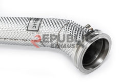 Republic Exhaust 100 & 200 & 300 CELL & Test Pipe/No Cat Downpipe for Maserati Quattroporte AWD 2014-ON Stainless Steel