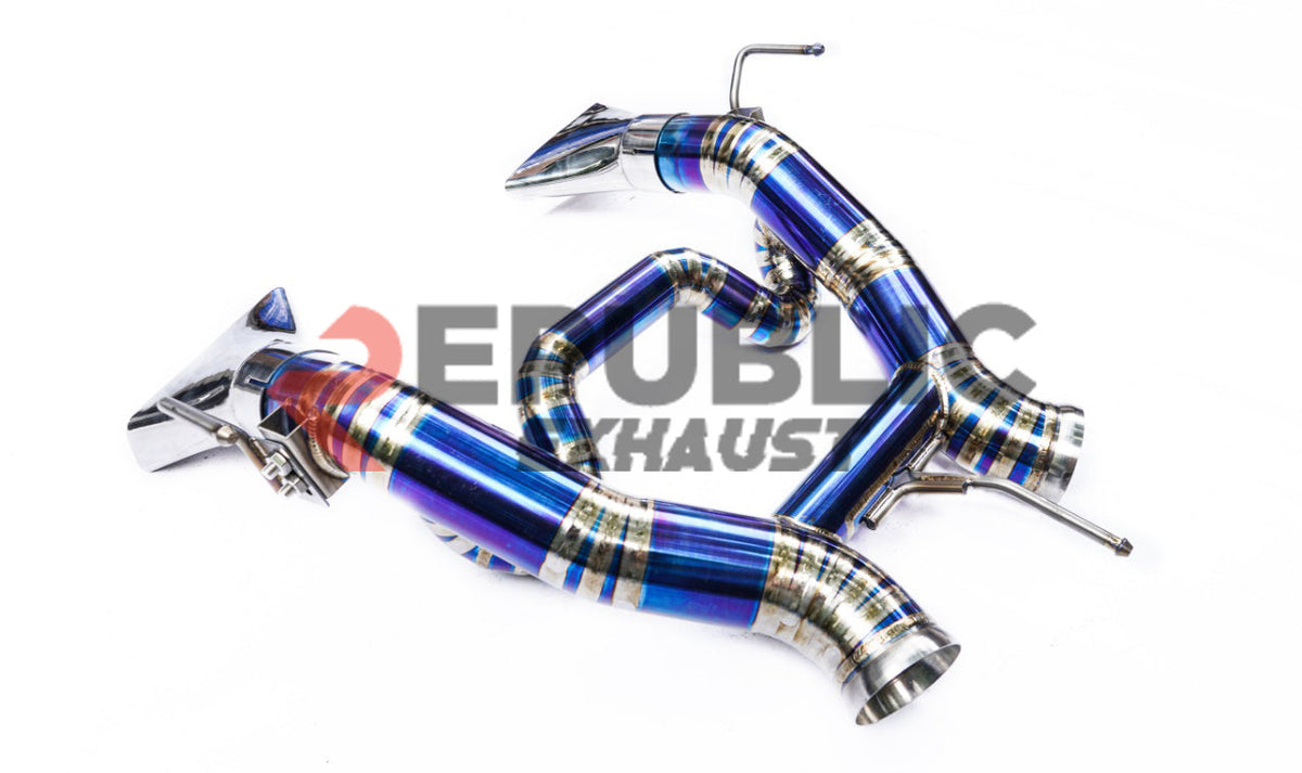 Republic Exhaust Catback Exhaust with Valve for McLaren MP4-12C 2012-2016 Titanium/Stainless Steel