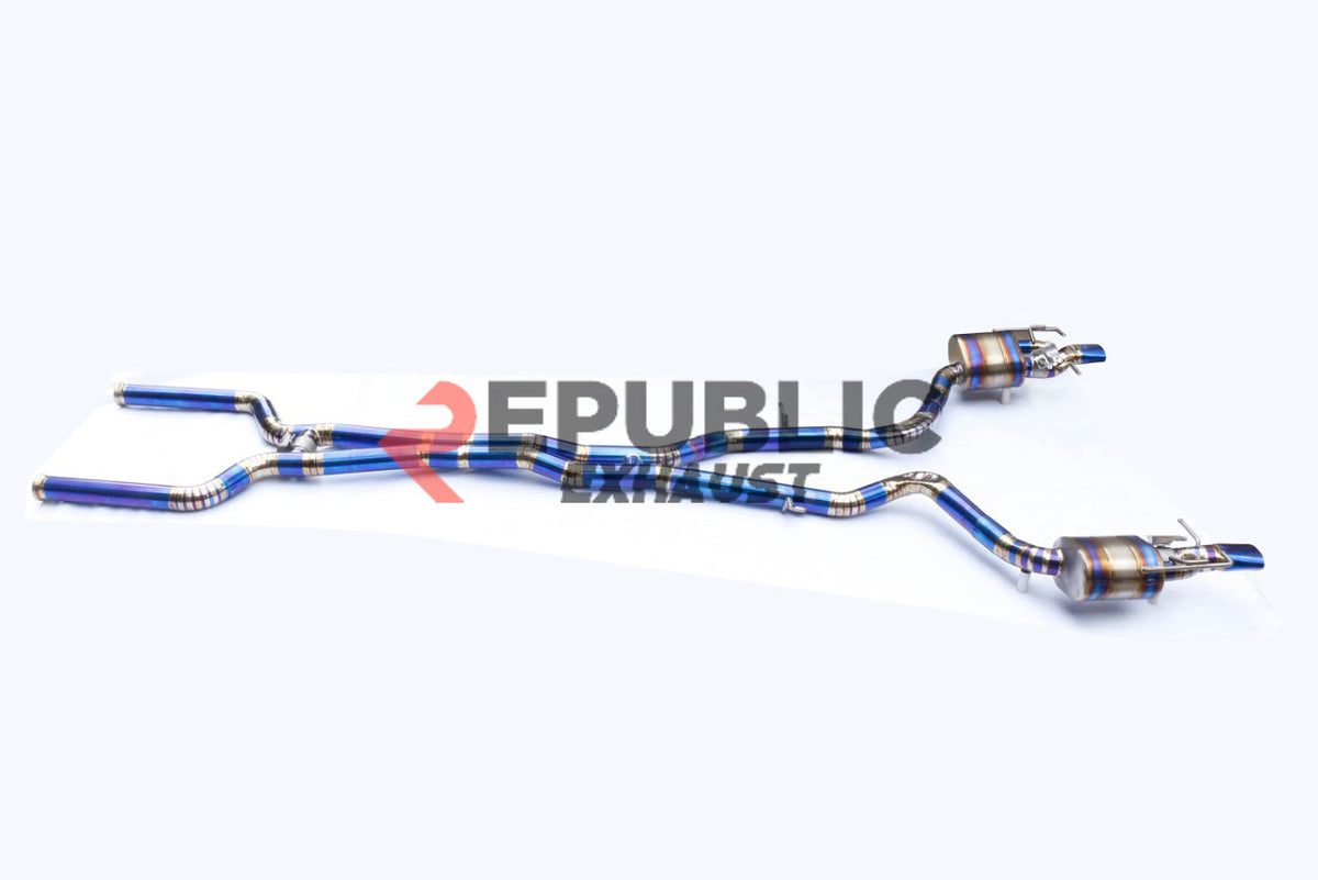 Mercedes Benz AMG 4 Door GT63S X290 Pre-Facelift 2019 2020 2021 with Aftermarket Parts - Catback Exhaust with Valve Titanium / Stainless Steel from Republic Exhaust