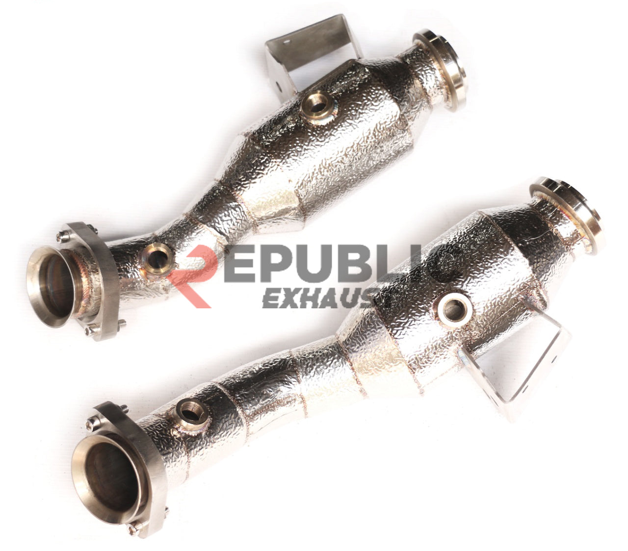Mercedes Benz C-Class W206 AMG C43 2021-ON (3.0T) with Aftermarket Parts - 100 & 200 & 300 CELL & Test Pipe/No Cat Downpipe Stainless Steel from Republic Exhaust
