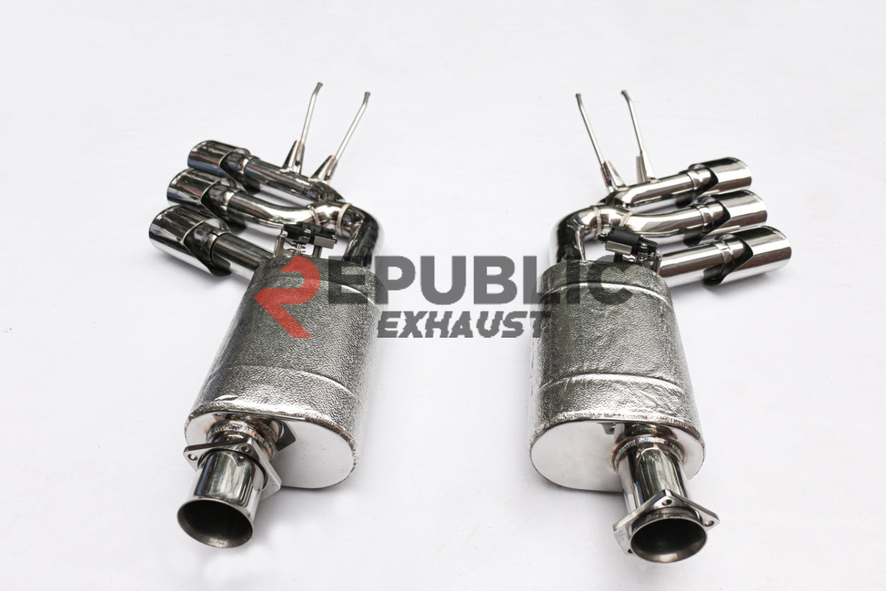 Mercedes Benz G63 AMG W464 2019-ON with Aftermarket Parts - Axle-back Exhaust Sextuple Exit Titanium / Stainless Steel from Republic Exhaust
