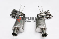 Mercedes Benz G63 AMG W464 2019-ON with Aftermarket Parts - Axle-back Exhaust Sextuple Exit Titanium / Stainless Steel from Republic Exhaust