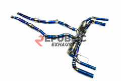 Mercedes Benz S-Class W222 S63 AMG 2014 2015 2016 2017 (5.5T) with Aftermarket Parts - Catback Exhaust with Valve Titanium / Stainless Steel from Republic Exhaust
