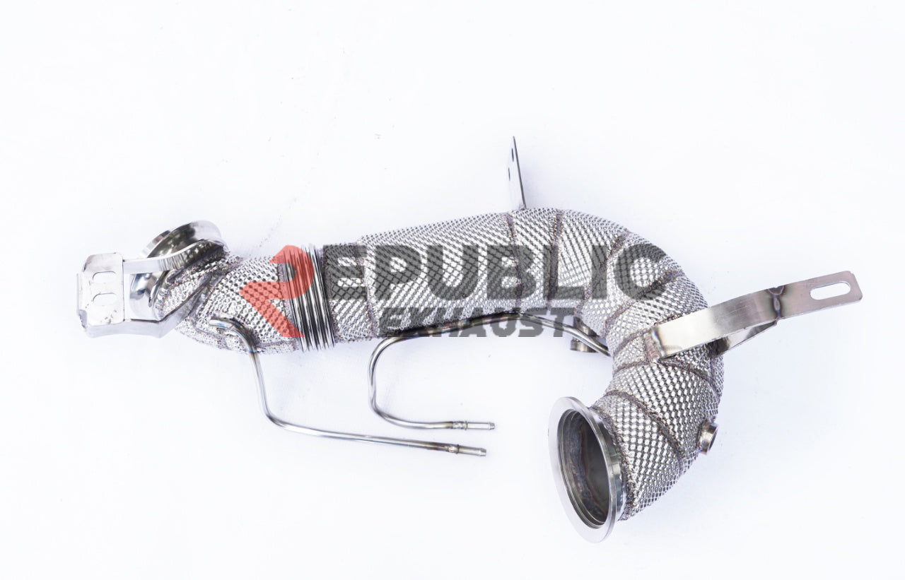 Mercedes Benz GLE-Class W167 GLE450 2019-ON (3.0T) with Aftermarket Parts - 100 & 200 & 300 CELL & Test Pipe/No Cat Downpipe Stainless Steel from Republic Exhaust