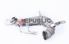 Mercedes Benz GLE-Class W167 GLE450 2019-ON (3.0T) with Aftermarket Parts - 100 & 200 & 300 CELL & Test Pipe/No Cat Downpipe Stainless Steel from Republic Exhaust
