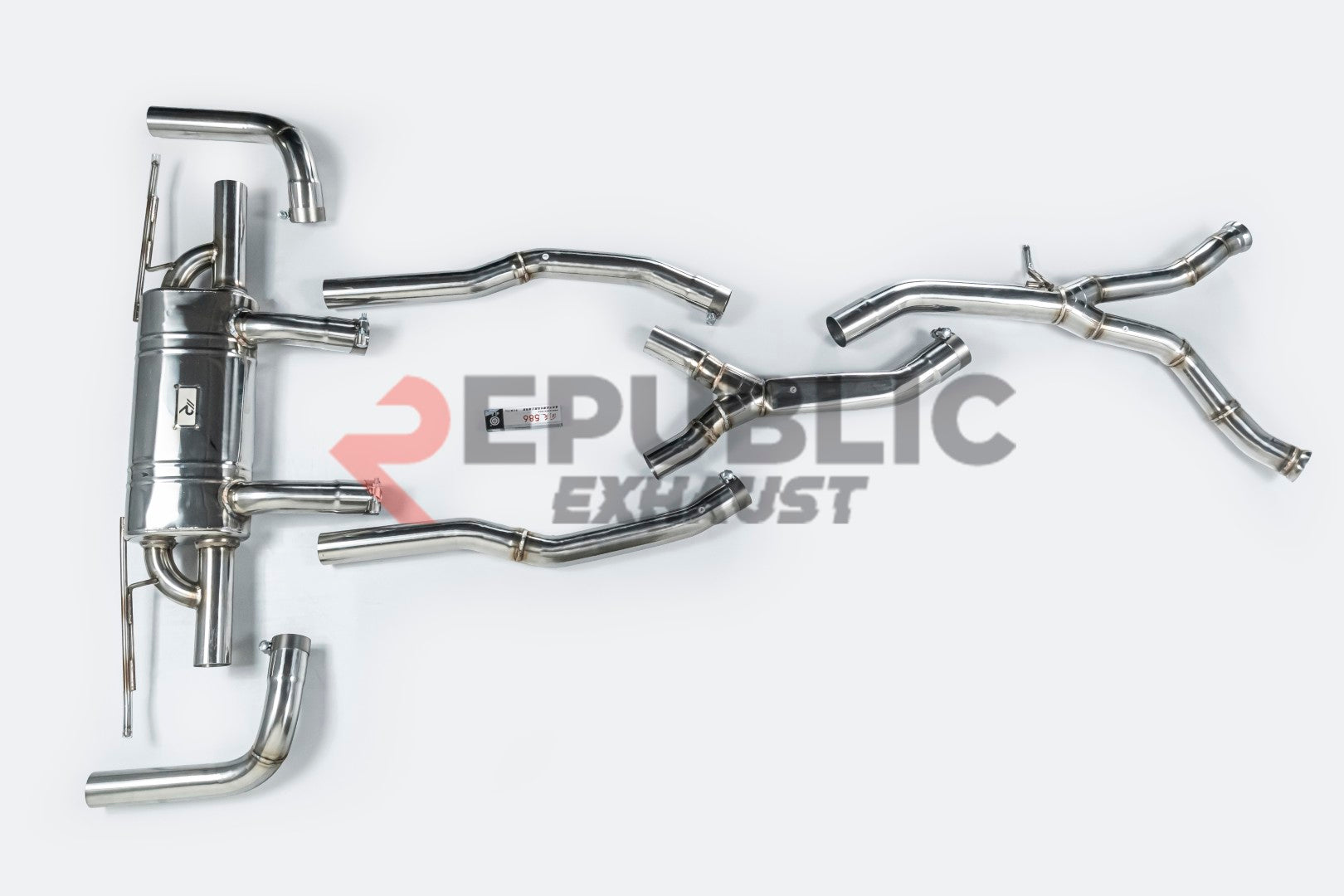 Mercedes Benz GLS-Class X166 GLS450 GLS400 Pre-Facelift 2017 2018 2019 (3.0T) with Aftermarket Parts - Catback Exhaust Dual Tips Exit Titanium / Stainless Steel from Republic Exhaust