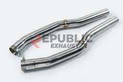 Mercedes Benz GLS-Class X166 GLS450 GLS400 Pre-Facelift 2017 2018 2019 (3.0T) with Aftermarket Parts - Catback Exhaust Dual Tips Exit Titanium / Stainless Steel from Republic Exhaust