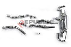 Mercedes Benz GLS-Class X166 GLS450 GLS400 Pre-Facelift 2017 2018 2019 (3.0T) with Aftermarket Parts - Catback Exhaust Dual Tips Exit Titanium / Stainless Steel from Republic Exhaust