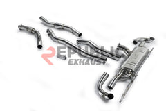 Mercedes Benz GLS-Class X166 GLS450 GLS400 Pre-Facelift 2017 2018 2019 (3.0T) with Aftermarket Parts - Catback Exhaust Dual Tips Exit Titanium / Stainless Steel from Republic Exhaust