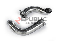 Mercedes Benz GLS-Class X166 GLS450 GLS400 Pre-Facelift 2017 2018 2019 (3.0T) with Aftermarket Parts - Catback Exhaust Dual Tips Exit Titanium / Stainless Steel from Republic Exhaust