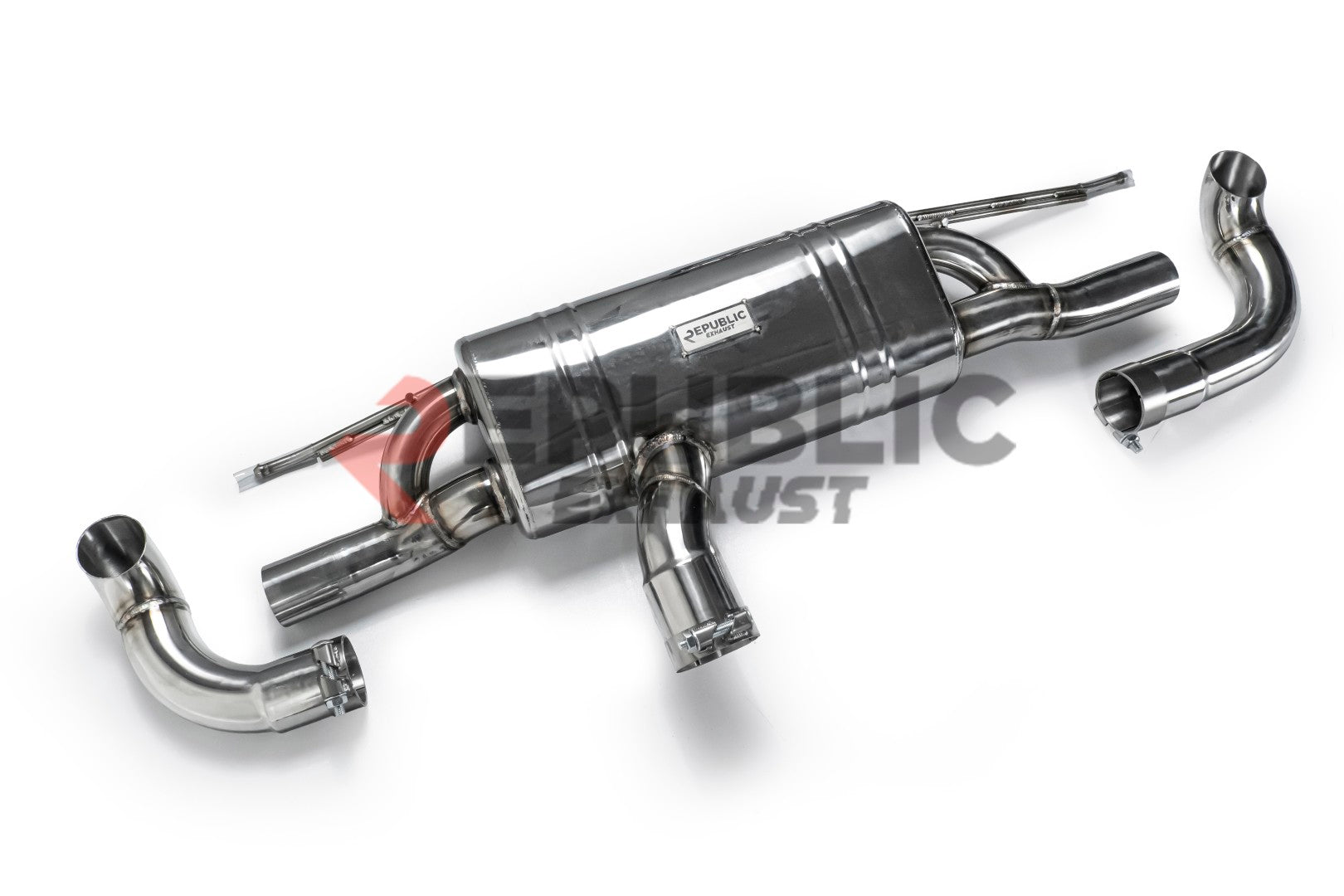 Mercedes Benz GLS-Class X167 GLS450 2020 2021 2022 2023 2024 2025 2026 (3.0T) with Aftermarket Parts - Catback Exhaust Dual Exit Tips Titanium / Stainless Steel Republic Exhaust