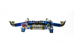 Porsche 718 Cayman GT4RS Spyder RS 2023-ON (4.0L) with Aftermarket Parts - Axle-back Exhaust with Valve Titanium / Stainless Steel from Republic Exhaust