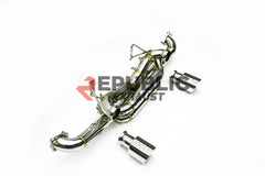 Porsche 718 Cayman GT4RS Spyder RS 2023-ON (4.0L) with Aftermarket Parts - Axle-back Exhaust with Valve Titanium / Stainless Steel from Republic Exhaust